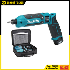 Máy Vặn Vít Gấp Dùng Pin Li-ion 7.2V Makita TD023DSE Nhỏ Gọn Linh Hoạt Kèm 2 Pin 1 Sạc – Hàng Chính Hãng, Có VAT