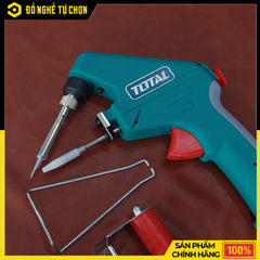 Mỏ Hàn Xung 90W Total TET160732 – Làm Nóng Siêu Nhanh 20 Giây – Điều Chỉnh Nhiệt Độ – Đầu Nhọn Chính Xác – Hàng Chính Hãng Có VAT