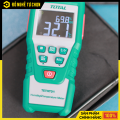 Máy đo độ ẩm Total TETHT01 – Đo nhiệt độ, điểm sương, độ ẩm môi trường – Hàng Chính Hãng Có VAT
