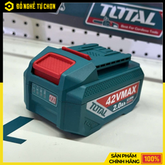 Pin Lithium 42V 2.0Ah Total TFBLI42201 – Dung Lượng Ổn Định, Sạc Nhanh, Tương Thích Dòng P42M | Hàng Chính Hãng, Có VAT