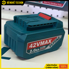 Pin Lithium 42V 2.0Ah Total TFBLI42201 – Dung Lượng Ổn Định, Sạc Nhanh, Tương Thích Dòng P42M | Hàng Chính Hãng, Có VAT