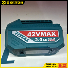 Pin Lithium 42V 2.0Ah Total TFBLI42201 – Dung Lượng Ổn Định, Sạc Nhanh, Tương Thích Dòng P42M | Hàng Chính Hãng, Có VAT