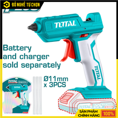 Súng bắn keo pin Lithium-ion 20V (không kèm pin và cục sạc) hiệu Total TGGLI2001