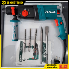 Máy Khoan Búa 950W Total TH309288 – SDS Plus, Lực Đập 2.5J | Hàng Chính Hãng, Có VAT