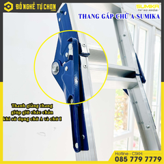 Thang Nhôm Xếp Chữ A Sumika SKD506