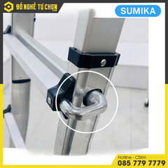 Thang Nhôm Chữ A Rút Lồng SUMIKA SKM404, Chữ A Cao Nhất 2.0m