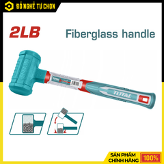 Búa Nhựa Đầu Tròn Đập Không Nảy Total THDBM06028 2LB Chống Hằn Bề Mặt, Giảm Rung Hiệu Quả | Hàng Chính Hãng, Có VAT