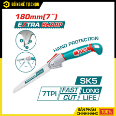 Cưa Tay Dạng Xếp Total THFSW1808 Gấp Gọn Tiện Lợi, Cắt Gỗ Sắc Nhanh Cho Mọi Công Việc | Hàng Chính Hãng, Có VAT