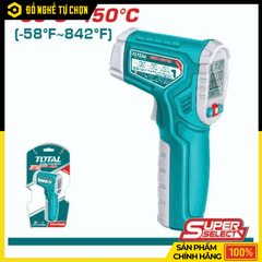 Nhiệt Kế Hồng Ngoại Total THIT0155028 – Đo Nhiệt Độ -50°C~450°C – Phản Ứng Nhanh <0.5S – Tỷ Lệ D:S=12:1 – Hàng Chính Hãng Có VAT