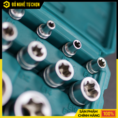 Bộ 14 đầu tuýp loại E Total THKTETS0114 – Thép CR-V – 1/4”, 3/8”, 1/2” – Hàng Chính Hãng Có VAT
