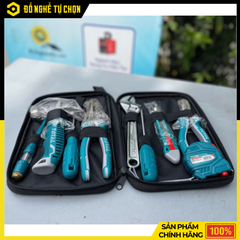 Bộ Đồ Nghề Cầm Tay 8 Chi Tiết Total THKTHP90086 Đa Năng, Gọn Nhẹ, Đầy Đủ Dụng Cụ Sửa Chữa Gia Đình | Hàng Chính Hãng, Có VAT