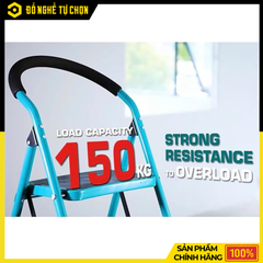 Thang Ghế Tay Vịn 4 Bậc Total THLAD09041 – An Toàn, Vững Chắc, Tiện Lợi Cho Mọi Gia Đình - Hàng Ch8isnh hãng, Có VAT