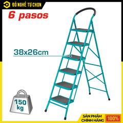 Thang Ghế Xếp 6 Bậc Đa Năng Total THLAD09061 – Chắc Chắn, An Toàn, Tiện Lợi Cho Mọi Không Gian, Hàng Chính Hãng, Có VAT