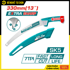 Cưa Cành Cầm Tay Lưỡi Thẳng 330mm Total THPS3308 Cắt Sắc Bền Bỉ | Hàng Chính Hãng, Có VAT
