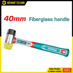 Búa Nhựa Và Cao Su Total THRUH6940 40mm Chống Trầy Bề Mặt Thao Tác Êm Tay – Hàng Chính Hãng, Có VAT