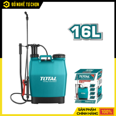 Bình Phun Thuốc Total THSPP4161 16L Áp Lực Cao, Dây Đeo Tiện Lợi, Phun Tưới Hiệu Quả Cho Cây Trồng | Hàng Chính Hãng, Có VAT