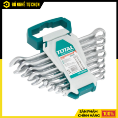 Bộ Cờ Lê Vòng Miệng 8 Chi Tiết Total THT102286-I (6–19mm) – Đầy Đủ Size Thông Dụng, Bền Bỉ, Dễ Sử Dụng | Hàng Chính Hãng, Có VAT