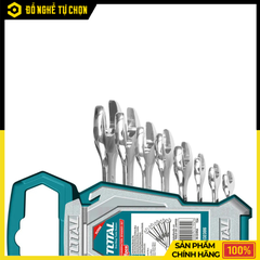 Bộ Cờ Lê 2 Đầu Miệng 8 Chi Tiết Total THT102386 (6–22mm) – Đầy Đủ Kích Thước, Chắc Chắn, Dễ Sử Dụng | Hàng Chính Hãng, Có VAT