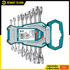 Bộ Cờ Lê 2 Đầu Miệng 8 Chi Tiết Total THT102386 (6–22mm) – Đầy Đủ Kích Thước, Chắc Chắn, Dễ Sử Dụng | Hàng Chính Hãng, Có VAT