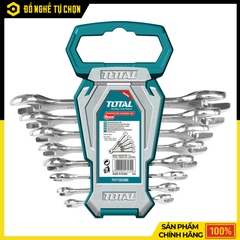 Bộ Cờ Lê 2 Đầu Miệng 8 Chi Tiết Total THT102386 (6–22mm) – Đầy Đủ Kích Thước, Chắc Chắn, Dễ Sử Dụng | Hàng Chính Hãng, Có VAT
