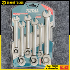 Bộ 6 Cờ Lê Miệng Vòng 2 Chiều Total THT102RK566 – Bền Bỉ, Tiện Dụng Cho Mọi Công Việc | Hàng Chính Hãng, Có VAT