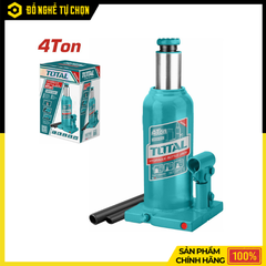 Con Đội Thủy Lực Total THT109042 Tải Trọng 4 Tấn Nâng Xe Nhanh Chóng, An Toàn Và Bền Bỉ | Hàng Chính Hãng, Có VAT