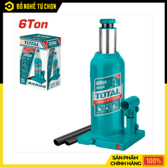 Con Đội Thủy Lực Total THT109062 Tải Trọng 6 Tấn Nâng Hạ Mạnh Mẽ, An Toàn Cho Ô Tô Và Thiết Bị Nặng | Hàng Chính Hãng, Có VAT