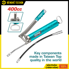 Bơm Mỡ Hơi Total THT111051 400cc Bơm Mỡ Nhanh, Chính Xác, Tăng Hiệu Quả Bảo Dưỡng Máy Móc | Hàng Chính Hãng, Có VAT