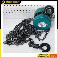 Ba Lăng Xích Total THT1631 Tải Trọng 3 Tấn Nâng Hạ Hàng Hóa Nặng An Toàn, Bền Bỉ Cho Nhà Xưởng Và Công Trình | Hàng Chính Hãng, Có VAT