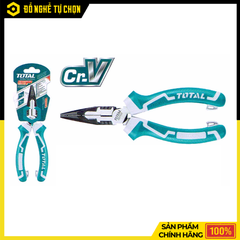 Kìm Mũi Nhọn Cao Cấp Total THT220606S 6 Inch – Trợ Lực 30%, Bền Bỉ Chuẩn Cơ Khí | Hàng Chính Hãng, Có VAT