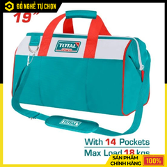 Túi Đựng Dụng Cụ Khung Cứng 19 Inch Total THT261925 – Gọn Gàng, Bền Bỉ, Chịu Tải Lớn | Hàng Chính Hãng, Có VAT