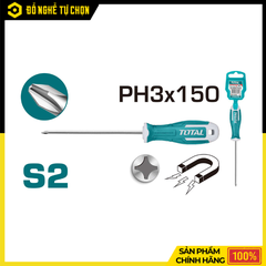 Tua Vít Bake PH3 Total 8x150mm  THT26PH3150 – Vặn Vít Chắc Tay, Bền Bỉ Hàng Chính Hãng, Có VAT
