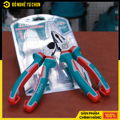Bộ 2 Kìm Răng & Kìm Cắt Total THT2K0206 Thép CR-V Bền Bỉ, Tay Cầm Chống Trượt Êm Ái | Hàng Chính Hãng, Có VAT