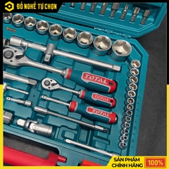 Bộ 94 đầu tuýp  1/4 inch &1/2 inch hiệu Total THT421942