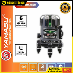 Máy Cân Bằng Laser Yamasu YMS-DX600 5 Tia Xanh Đế Xoay Tự Động Cân Chỉnh Chính Xác – Hàng Chính Hãng, Có VAT
