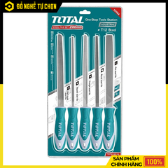 Bộ Giũa Sắt 5 Chi Tiết Total THT918516 200mm | Hàng Chính Hãng, Có VAT