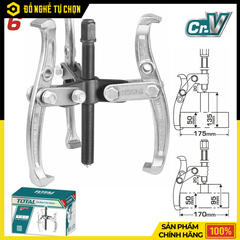 Cảo 3 chấu Total THTGP366 – 6” – Lực 6000kg – Hàng chính hãng có VAT