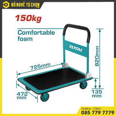 Xe đẩy hàng bằng tay có thể gập lại hiệu Total THTHP11502