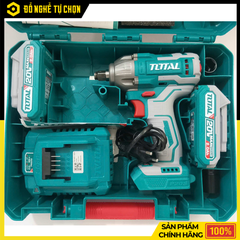 Máy Siết Bu Lông Dùng Pin 20V Total TIWLI2038 – Lực Siết Mạnh, Làm Việc Linh Hoạt, Hiệu Quả Cao | Hàng Chính Hãng, Có VAT