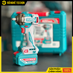 Máy siết buloong không chổi than dùng pin 42V Total TIWLI42461