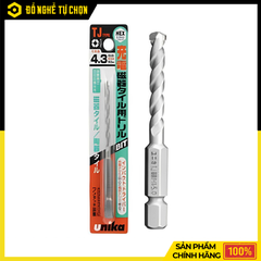 Mũi khoan bê tông UNIKA TJ3.2x90 – Chính xác, bền bỉ, khoan nhanh vượt trội - Hàng Chính Hãng, Có VAT