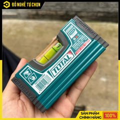 Thước Thủy Từ Tính 100mm Total TMT20105M – Mini 10cm, 2 Nam Châm Hút, Chuẩn VPA Chính Xác | Hàng Chính Hãng, Có VAT