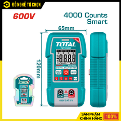 Đồng Hồ Đo Điện Vạn Năng Total TMT460013 Đo AC/DC Chính Xác, Màn Hình LCD Lớn, Đa Chức Năng | Hàng Chính Hãng, Có VAT