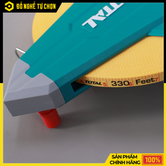 Thước Dây Sợi Thủy Tinh Total TMTF131006 – 100m x 12.5mm – Hệ Mét & Inch – Hàng Chính Hãng Có VAT