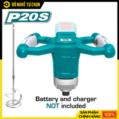 Máy Trộn Sơn Dùng Pin Lithium 20V Total TMXLI2001 Khuấy Trộn Mạnh Mẽ, Linh Hoạt Mọi Công Trình | Hàng Chính Hãng, Có VAT