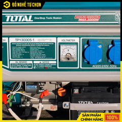 MÁY PHÁT ĐIỆN DÙNG XĂNG TOTAL 3KW TP130005-1 (CÓ ĐỀ ) -  MẠNH MẼ, ỔN ĐỊNH, TIẾT KIỆM NHIÊN LIỆU