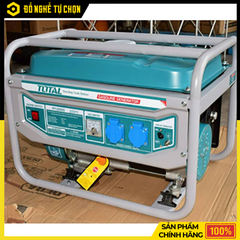 MÁY PHÁT ĐIỆN DÙNG XĂNG TOTAL TP130005 – 3KW, KHỞI ĐỘNG GIẬT NỔ, BỀN BỈ – TIẾT KIỆM NHIÊN LIỆU