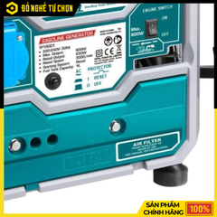 MÁY PHÁT ĐIỆN DÙNG XĂNG PHA NHỚT TOTAL TP18001 – NHỎ GỌN, TIẾT KIỆM, VẬN HÀNH ÊM ÁI