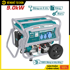 MÁY PHÁT ĐIỆN DÙNG XĂNG 9.0KW TOTAL TP190006 – CÔNG SUẤT LỚN, VẬN HÀNH ÊM, ĐÁNG TIN CẬY