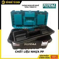 Thùng Đựng Đồ Nghề 17 Inch Khóa Kim Loại Total TPBX0172 – Chắc Chắn, An Toàn, Dung Tích Lớn | Hàng Chính Hãng, Có VAT